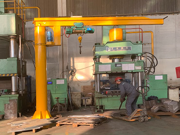 Cantilever क्रेन की स्थापना विधि