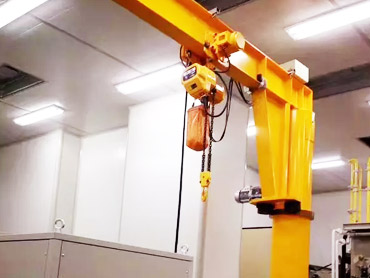 Jib क्रेन ड्राइंग के साथ मैन्युअल रोटिंग हाथ लिफ्ट क्रेन